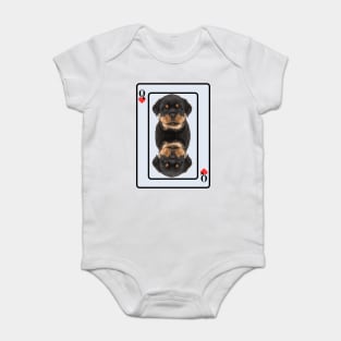 Rottweiler Puppy Baby Bodysuit
